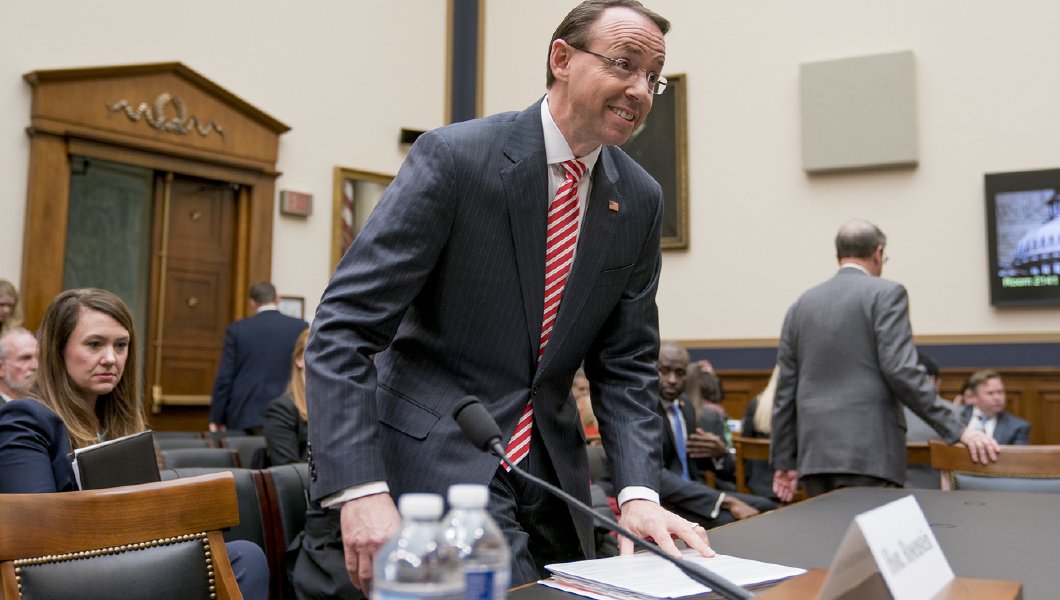 Deputy AG Rosenstein: No ‘Impropriety’ Just Because Robert Mueller’s Team Donated To Democrats