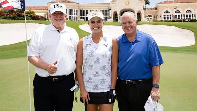 LPGA Pro Lexi Thompson Chased Off Social Media After Golfing With Trump