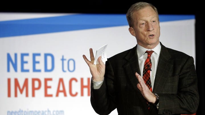 Tom Steyer Shuts Down Trump Impeachment Operation