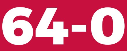President Trump: 64-0