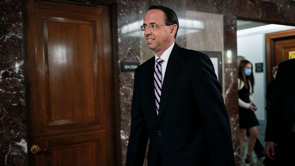 Testimony: Rosenstein Says He Was Unaware FBI Had Recommended Flynn Be Dropped From Investigation…