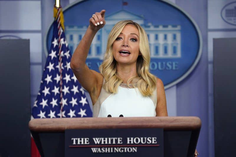 McEnany Scolds WH Press For Ignoring Weekend Gun Violence