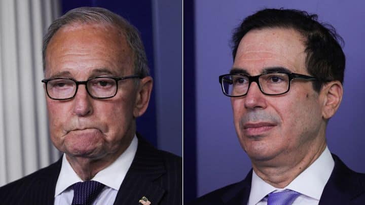 Fox Business: Mnuchin, Kudlow In Epic Clash Over Next Stimulus Package