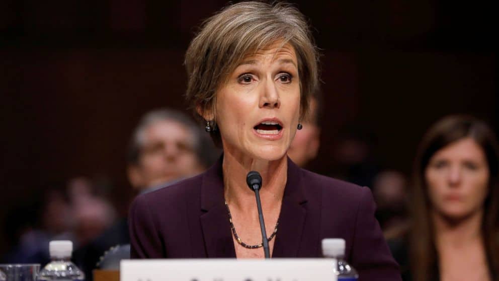 Graham Says He Will Call Sally Yates To Testify Before Senate Judiciary Committee…