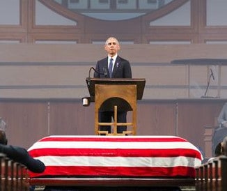Obama Uses John Lewis Funeral To Call For ‘Eliminating The Filibuster’