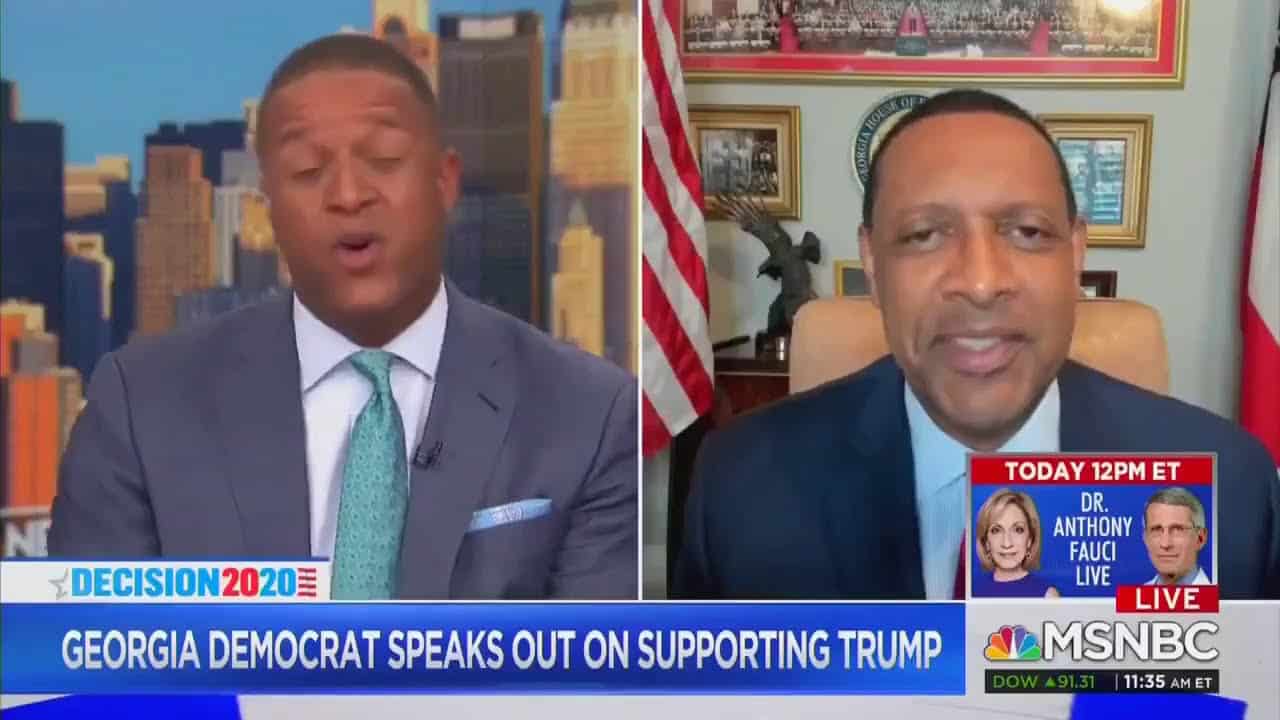 MSNBC Host Asks Rep. Vernon Jones If He’s Being Paid To Support President Trump