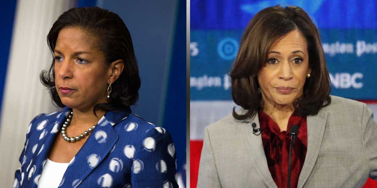 Axios Report: Biden Confidants See VP Choices Narrowing To Harris And Rice