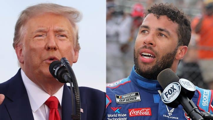 President Trump Calls Out Bubba Wallace Over Noose Hoax