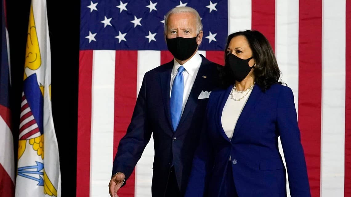 Biden, Harris Appear Together For First Time Since VP Announcement