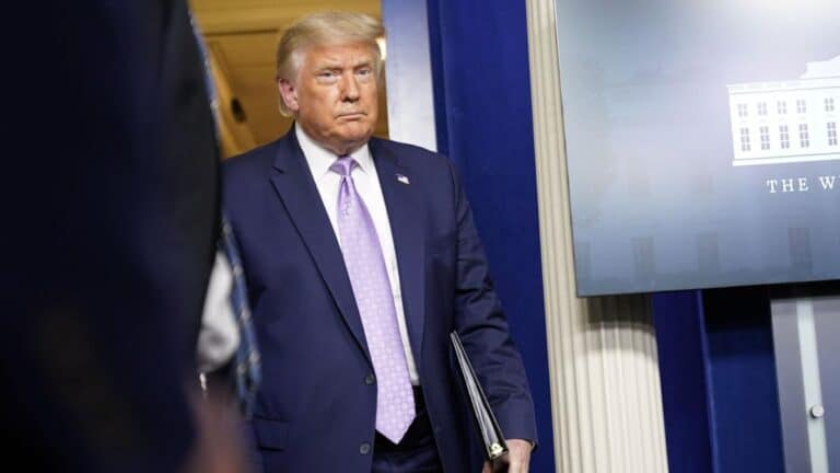 President Trump Answers Questions About Qanon During Press Briefing