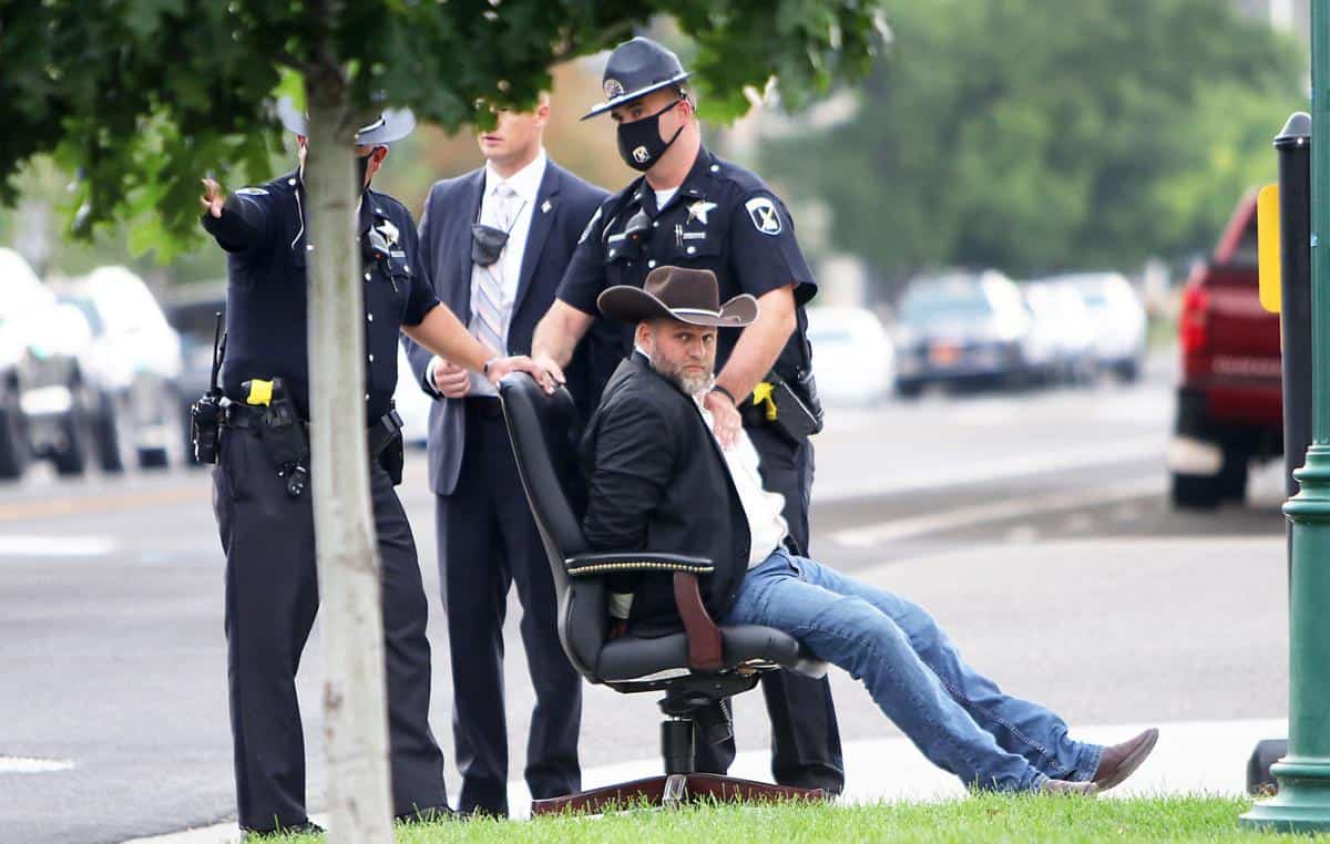 Ammon Bundy, 3 Others Arrested At Idaho Capitol On Trespassing Charges