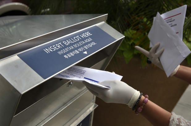 Trump Vows To Lead Movement Ending Mail-In Voting