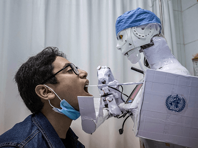 China Introduces Robot Arms For Coronavirus Throat Swabs