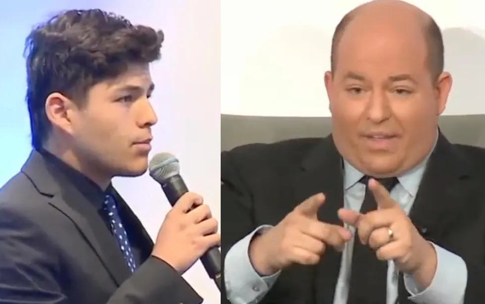 College Freshman TORCHES Stelter/CNN At ‘Disinformation’ Conference