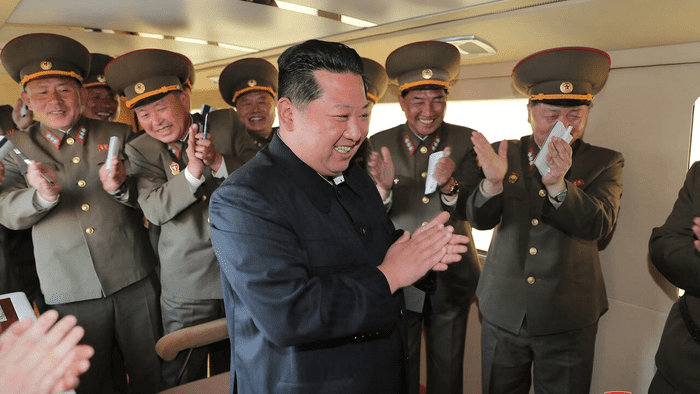 Kim Oversees N.Korea’s 12th Missile Launch This Year ‘To Improve Tactical Nukes’