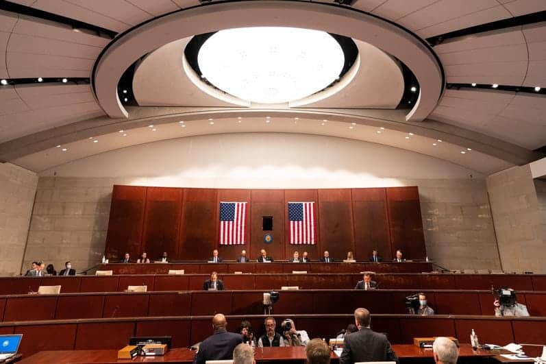UFO Hearing: Pentagon Shows Declassified Photos And Video, Clip Of Unexplainable Floating Object