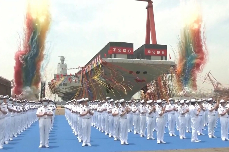 China Launches Third Aircraft Carrier In Major Military Milestone