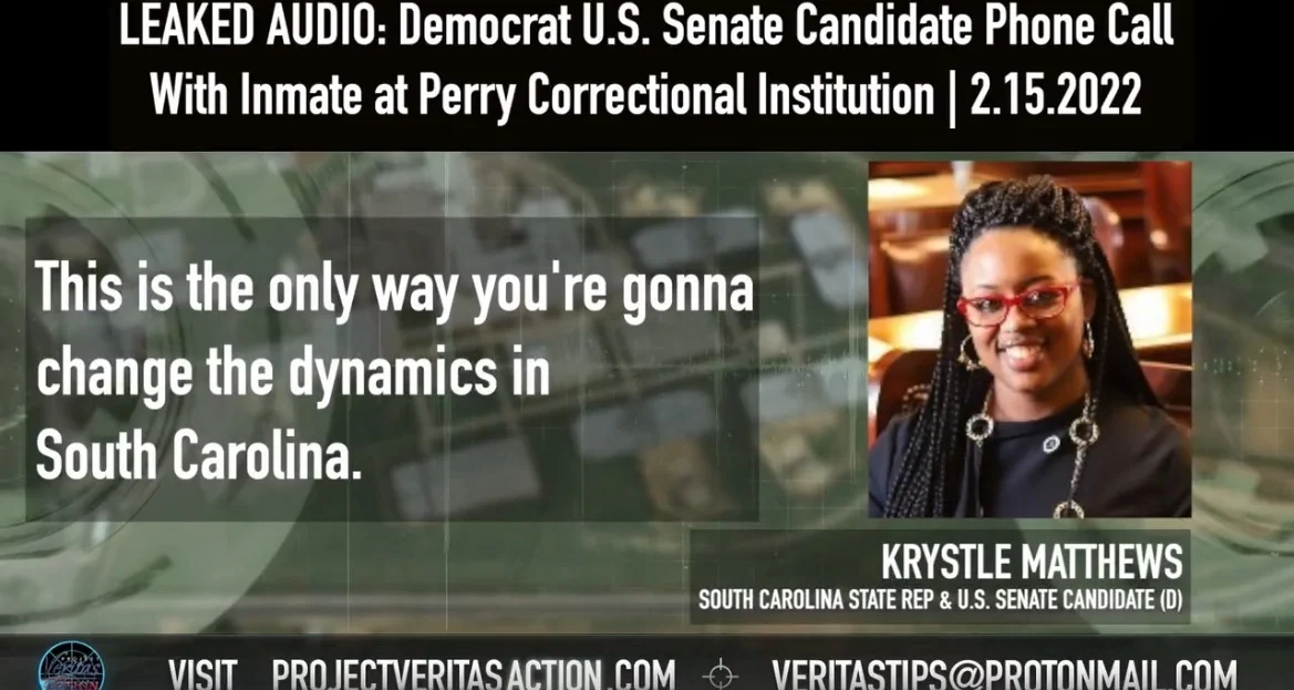 Leaked Call With Inmate Reveals Dem Senate Candidate Calling For “Secret Sleepers” To Infiltrate S.C. Republican Party