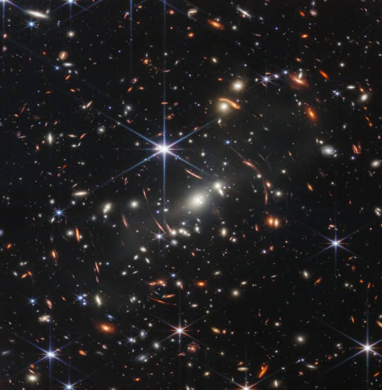 First Image From Webb Telescope Reveals Ancient Galaxies