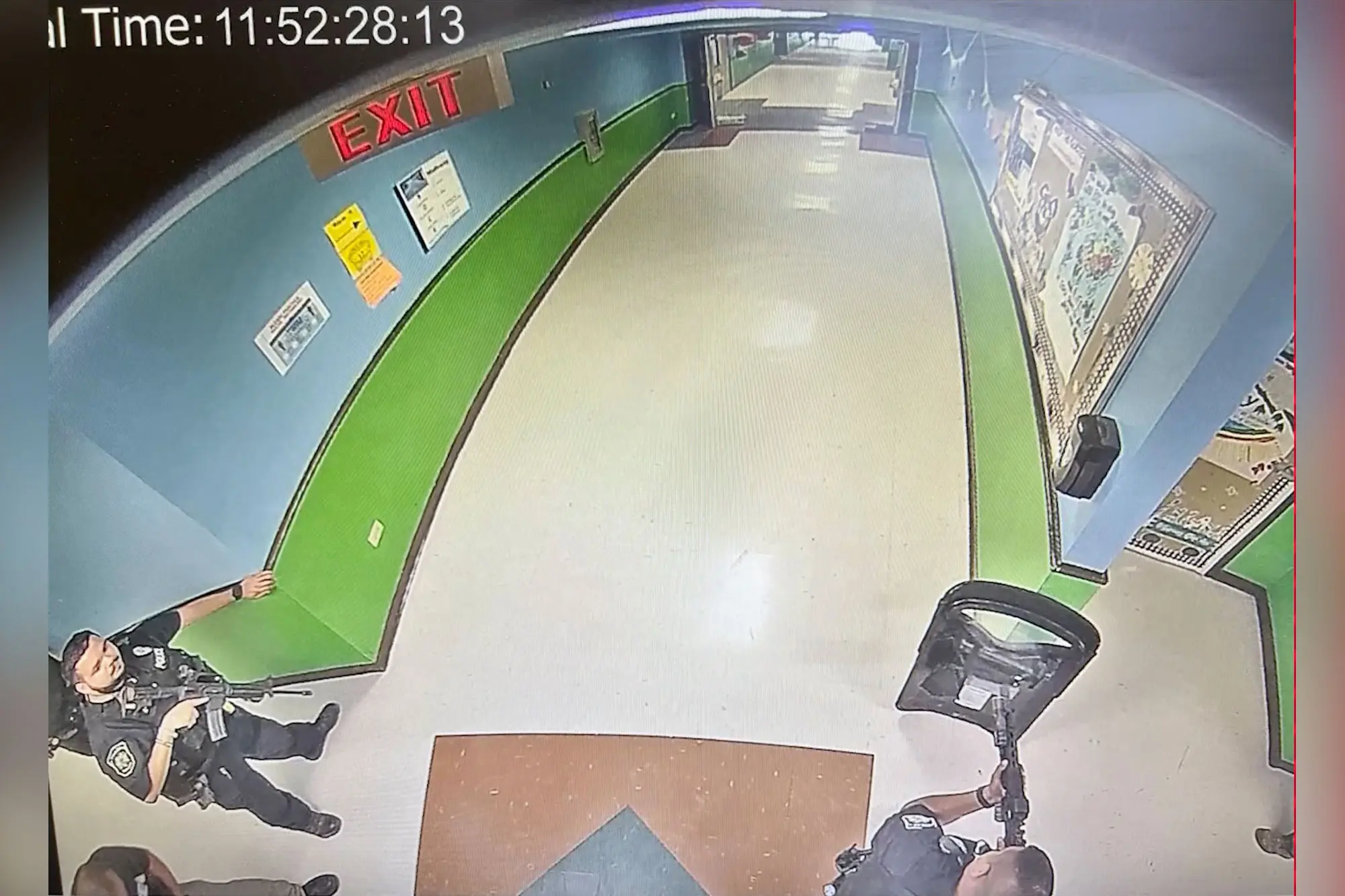 Leaked Uvalde Footage Shows Cops Running Away From Gunman