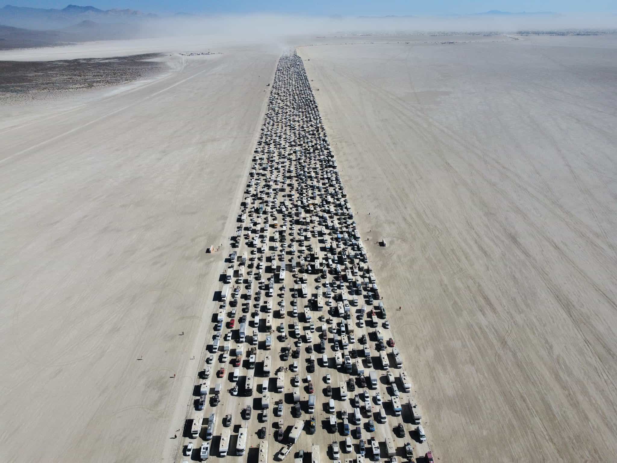 Burning Man Ends With Epic 8-Hour Traffic Jam, Huge ‘Thunderdome’ Fight