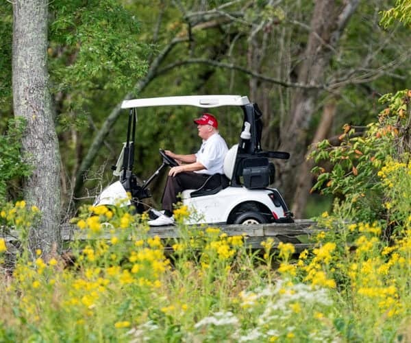 Trump Ends Speculation Of D.C. Area Visit, Teases Working At His Golf Club