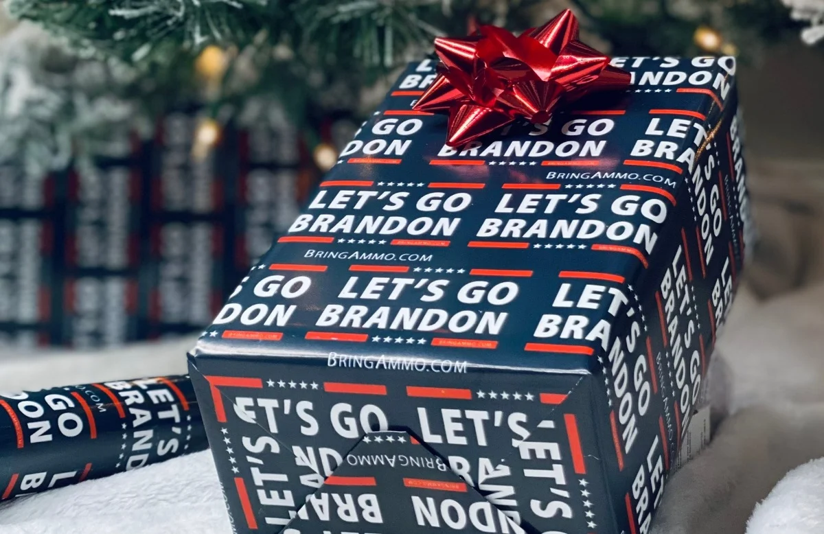 Company That Makes ‘Let’s Go Brandon’ Wrapping Paper On Target To Double Last Year’s Sales