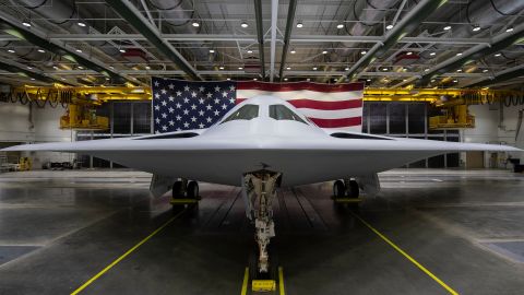 B-21 Bomber Unveiled By Northrop Grumman In California