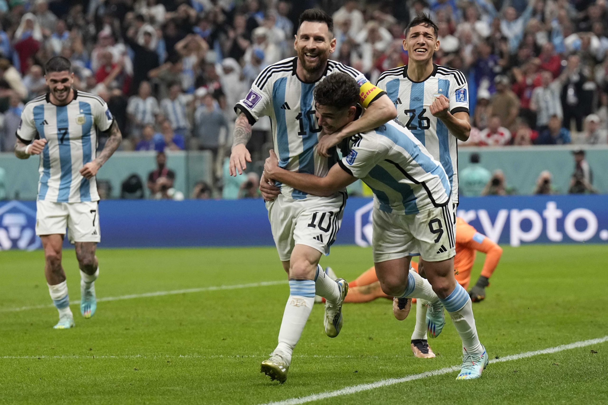 Messi, Argentina Beat Croatia 3–0 To Reach World Cup Final
