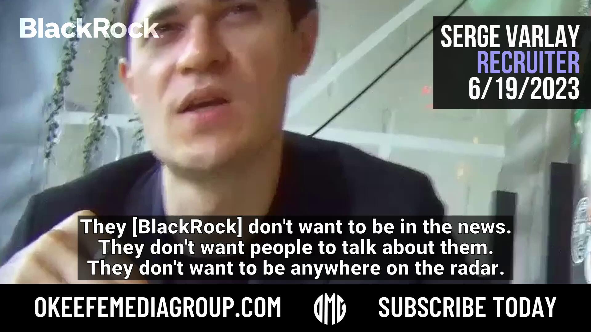 OMG Undercover: BlackRock Recruiter Who ‘Decides People’s Fate’ Says ‘War Is Good For Business’ While Spilling Info On Asset Giant