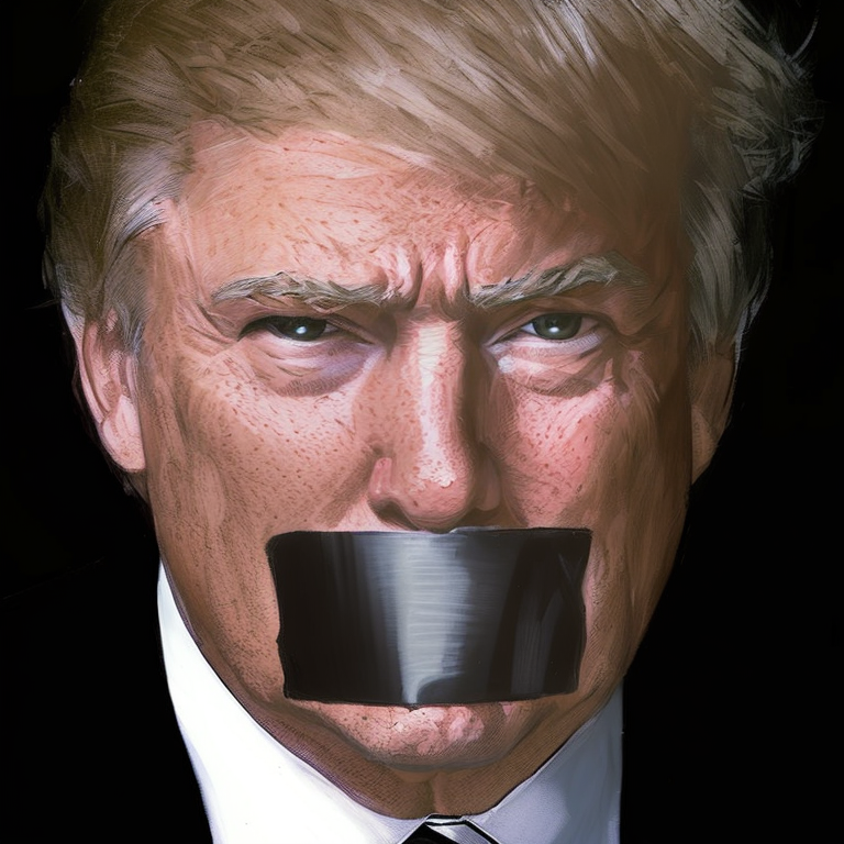 Trump Gagged