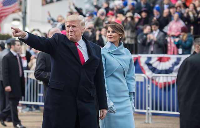 Rantingly Inaugural parade Donald Trump and Melania Trump 01 20 17