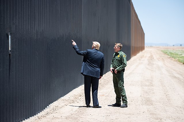 Rantingly President commemorates 200 Miles of Border Wall Constructed 50045270216