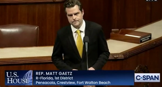 Matt Gaetz Files Motion To Remove Kevin McCarthy As House Speaker