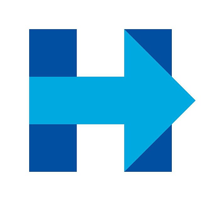 Rantingly H Hillary Logo Blue