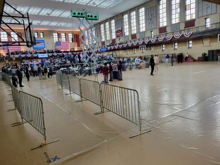 Biden Rally Fails To Fill A Gym At Black College In Philly
