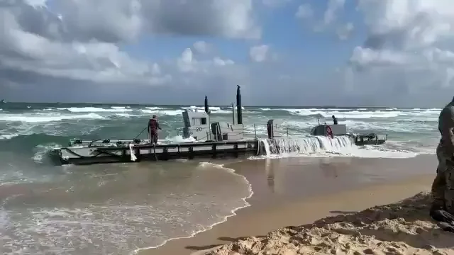 Gaza Aid Pier Lasted Less Than Two Weeks Before Breaking Apart