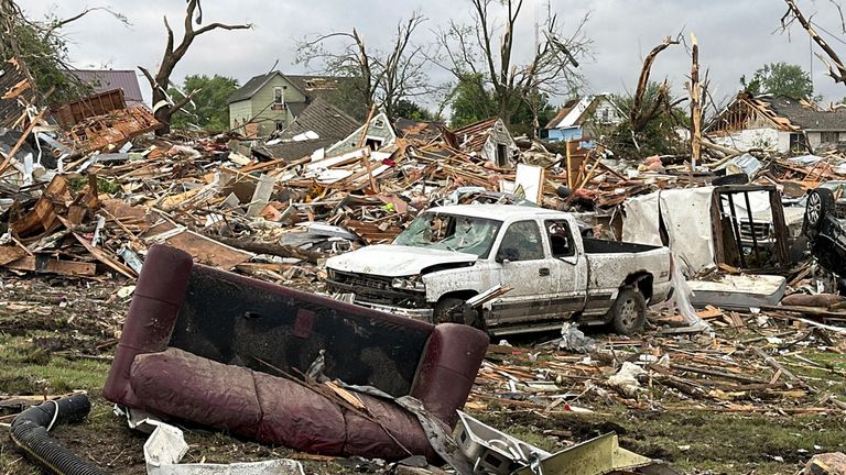 Tornadoes Cause Destruction In Iowa As Deadly Storms Race Across State