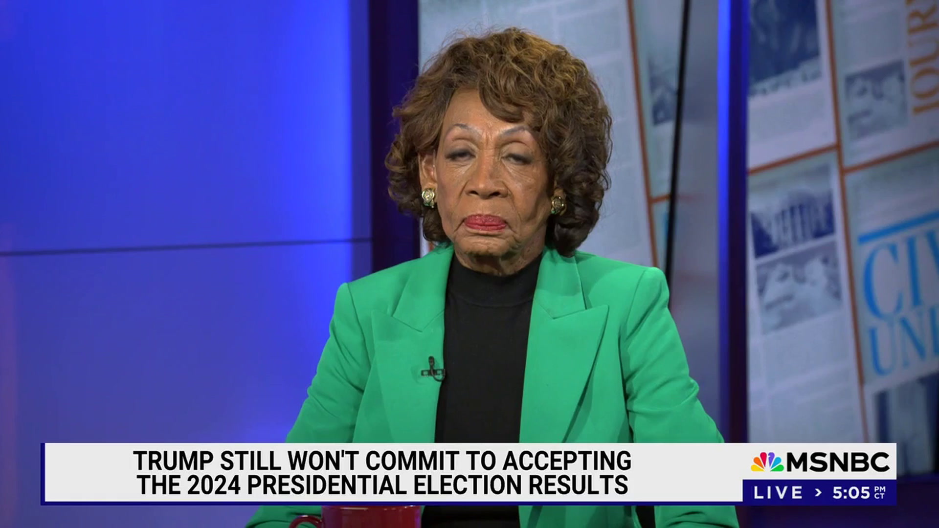 Maxine Waters Calls On DOJ To Investigate Trump Supporters ‘Training Up In The Hills’ For Civil War