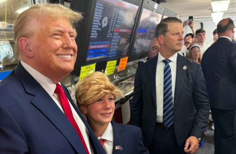 Young Trump Supporter Brought To Tears Meeting His Favorite President