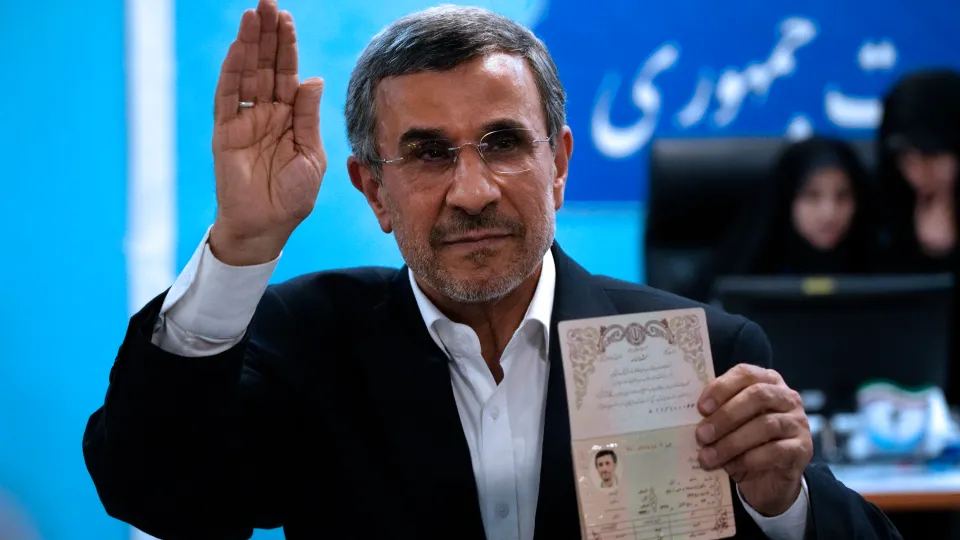 Iran’s Hard-line Former President Mahmoud Ahmadinejad Registers For June 28 Presidential Election