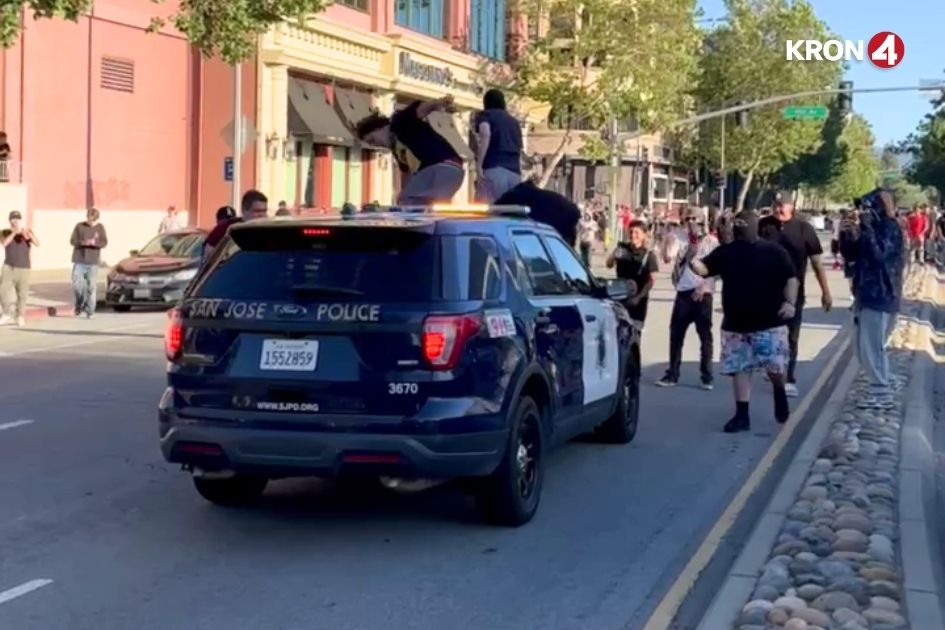 Mob Attacks San Jose Police Car, Prevents Officer From Treating Victim Injured By ‘Sideshow’ Driver: Report