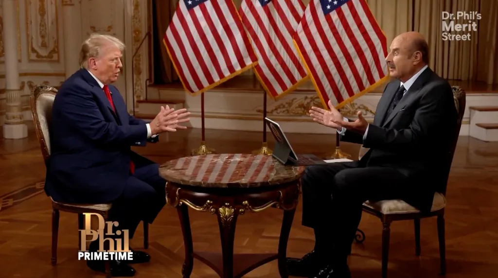 Trump Tells Dr. Phil ‘Evil Forces’ Are Controlling Biden