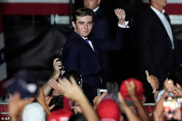 Barron Trump Gets A Standing Ovation At His Father Donald’s Florida Rally