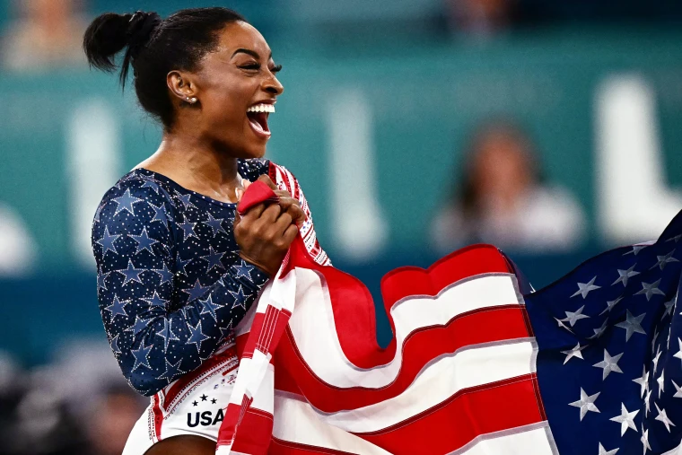 Simone Biles, Team USA Dominate To Win Gold In Team Gymnastics