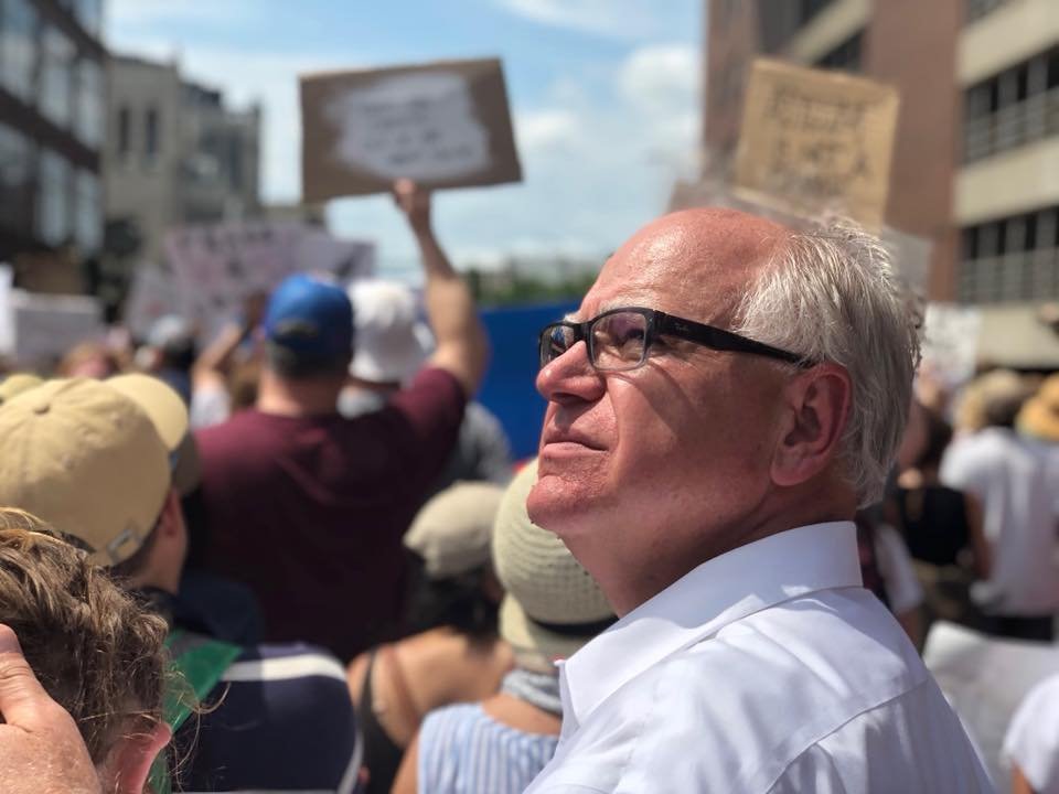 Walz Marched With ‘Abolish ICE’ Protesters In 2018…