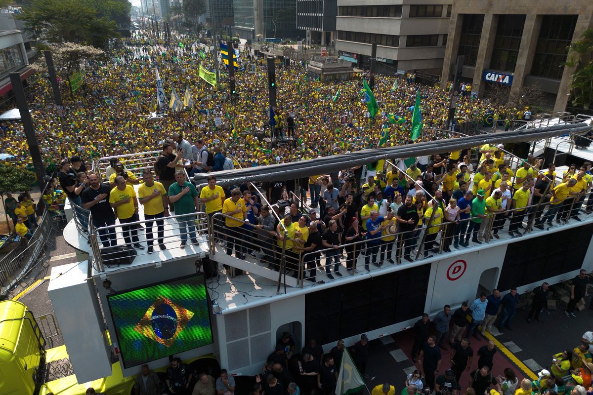 Bolsonaro Leads Massive Free Speech Protest In Brazil After Supreme Court Bans X