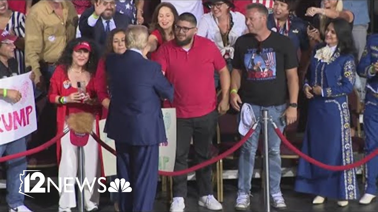 Trump Supporters Who Sat Onstage During Arizona Rally Suffering From Mysterious Eye Injuries: ‘It’s Unbearable’