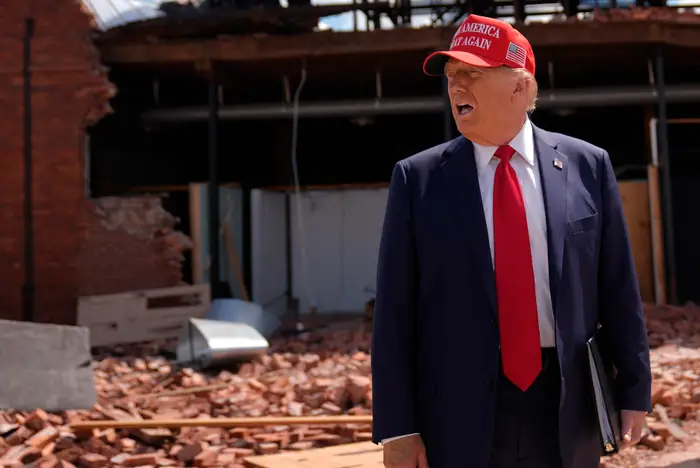 WATCH: Trump Visits Hurricane-Ravaged Georgia