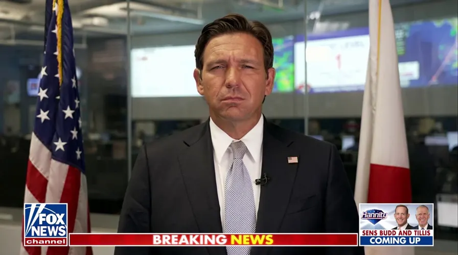 DeSantis, Dark Brandon, And CNN Hit Kamala With Laser Eyes Over Hurricane ‘Phone Call’
